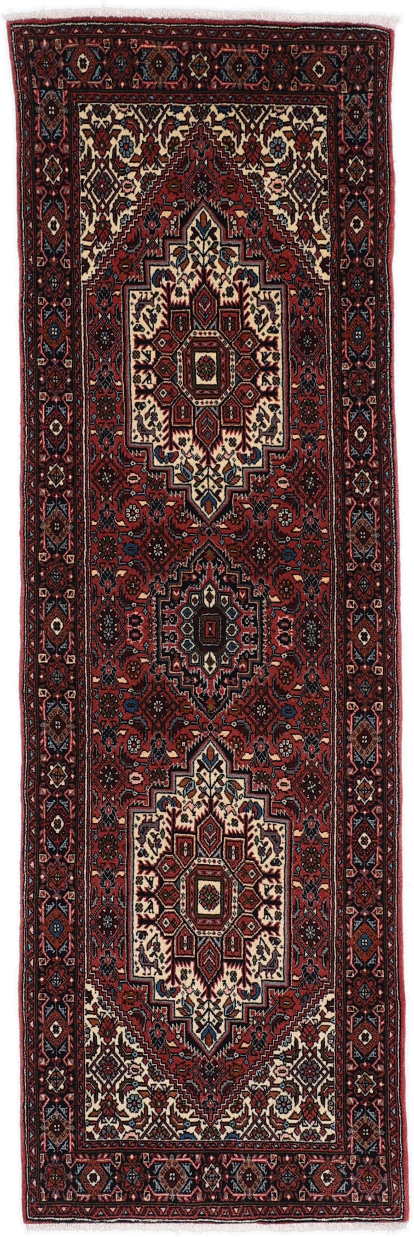 Gholtogh Alcatifa 60 x 200 Branco (Irã) Atado À Mão