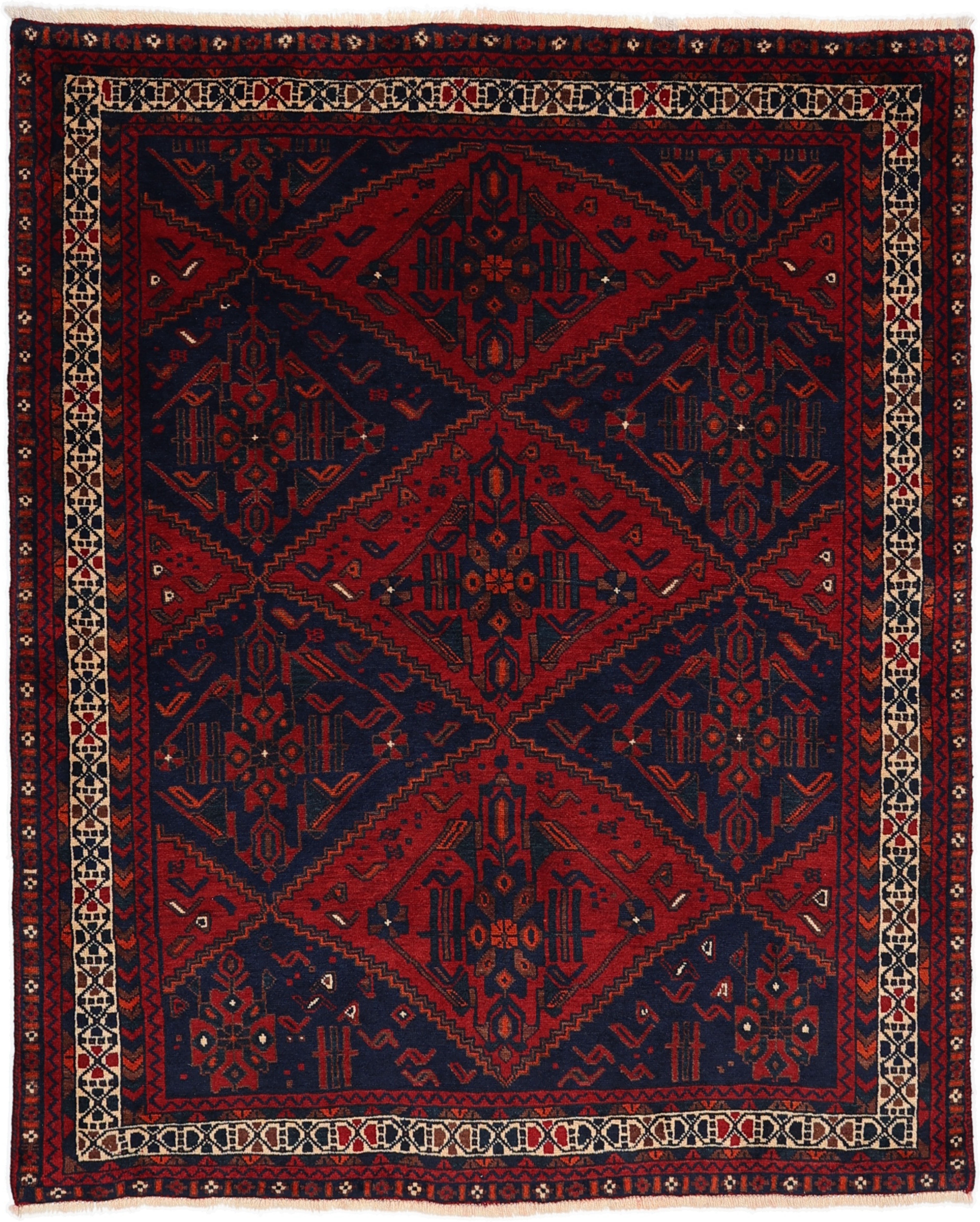 Sirjan Perski dywan 190 x 160 (Iran) Ręcznie Tkany