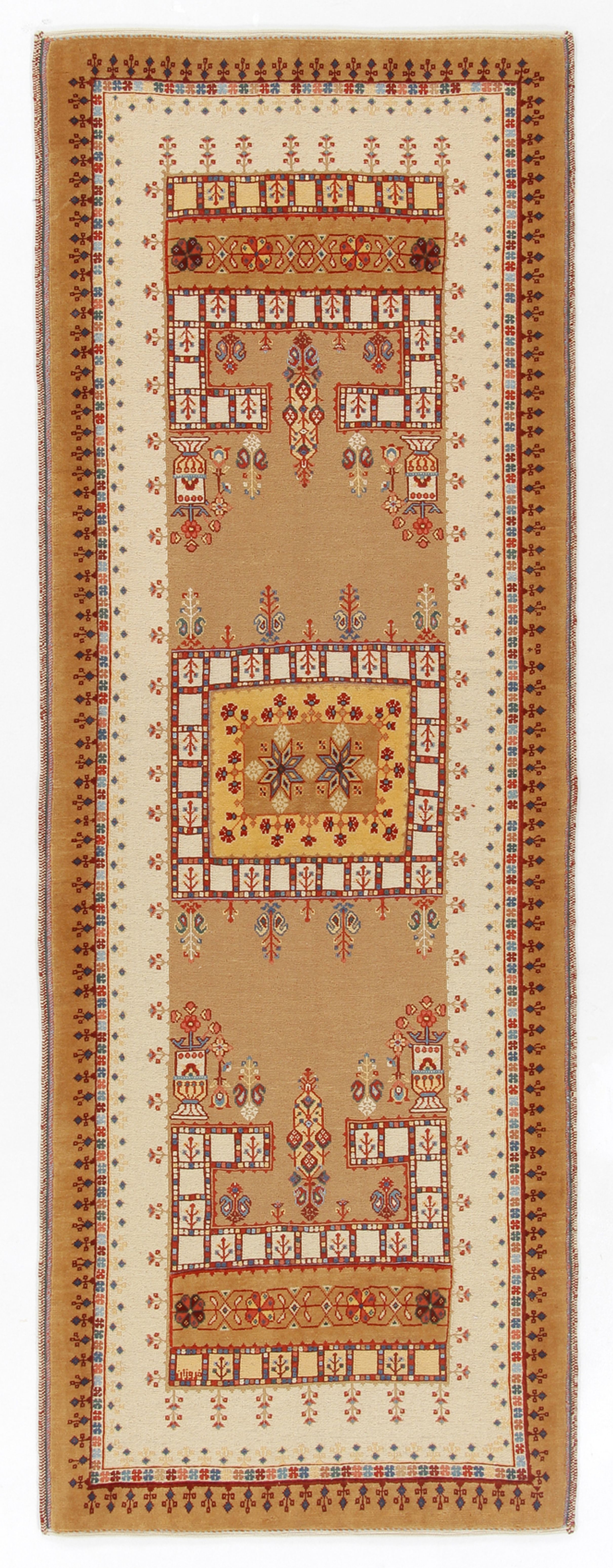 Rug 240x80 Yellow (Iran) Hand Woven
