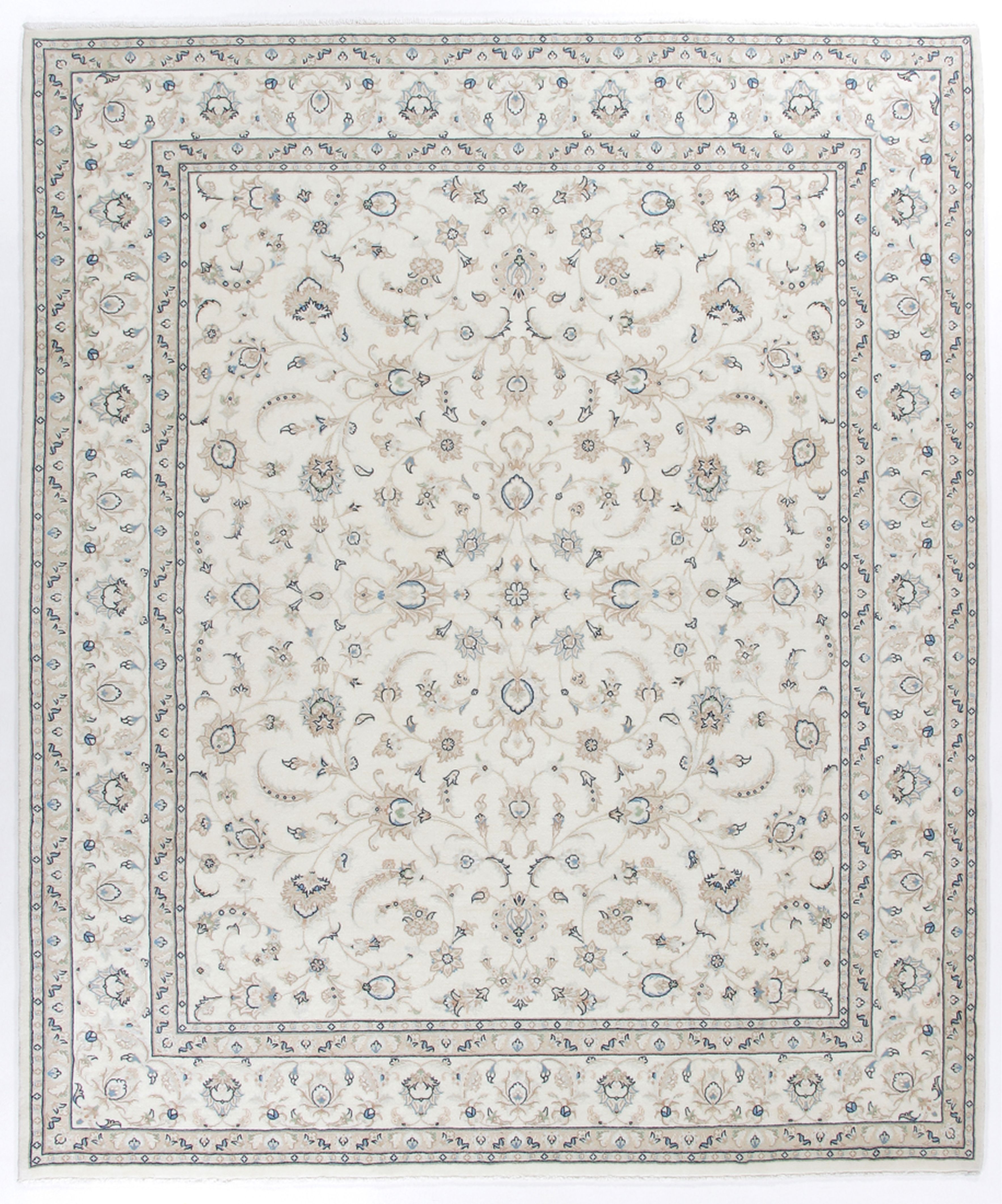 Perski dywan 250 x 300 Biały (Iran) Ręcznie Tkany