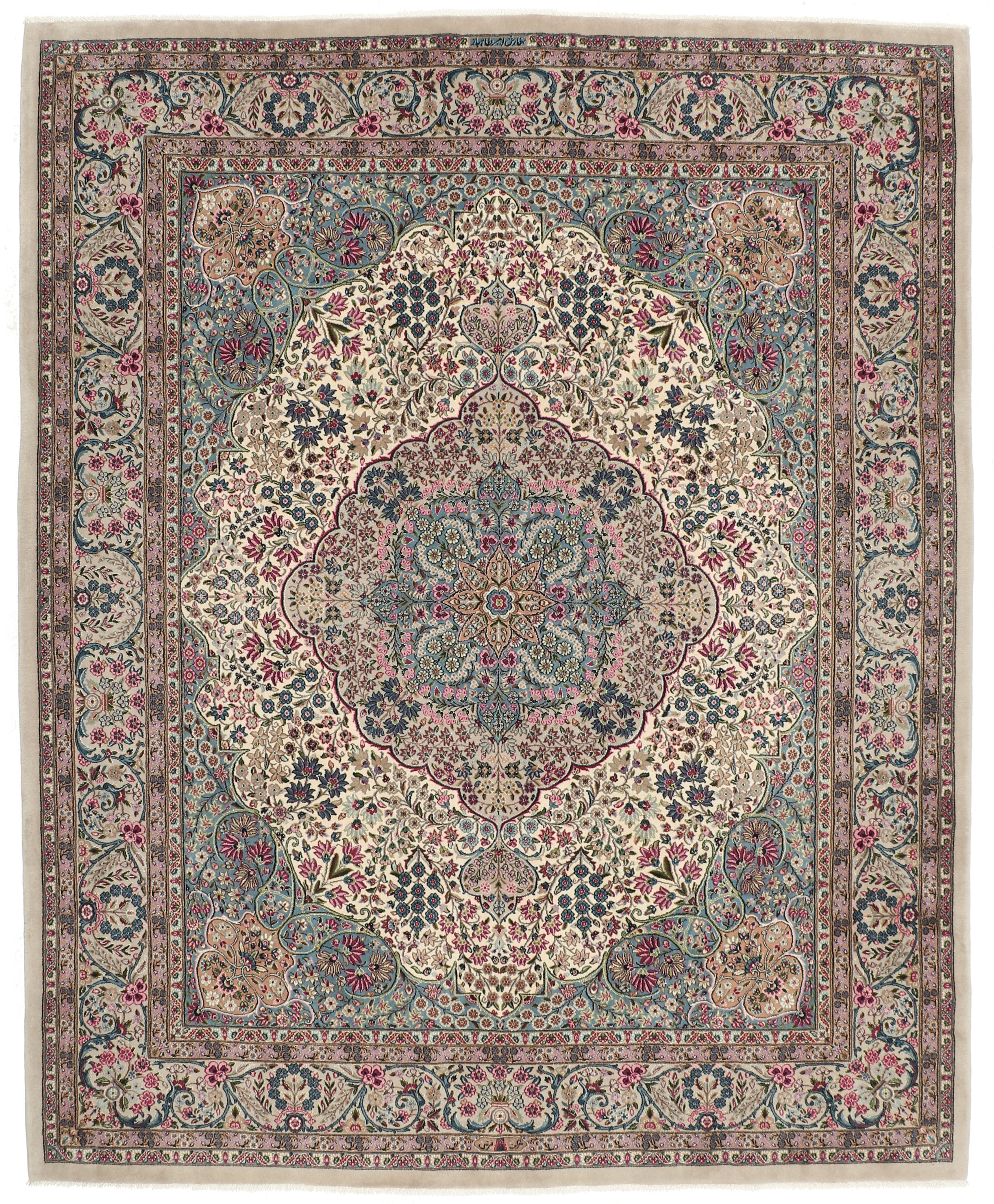 Dywan 300 x 250 Biały (Iran) Ręcznie Tkany