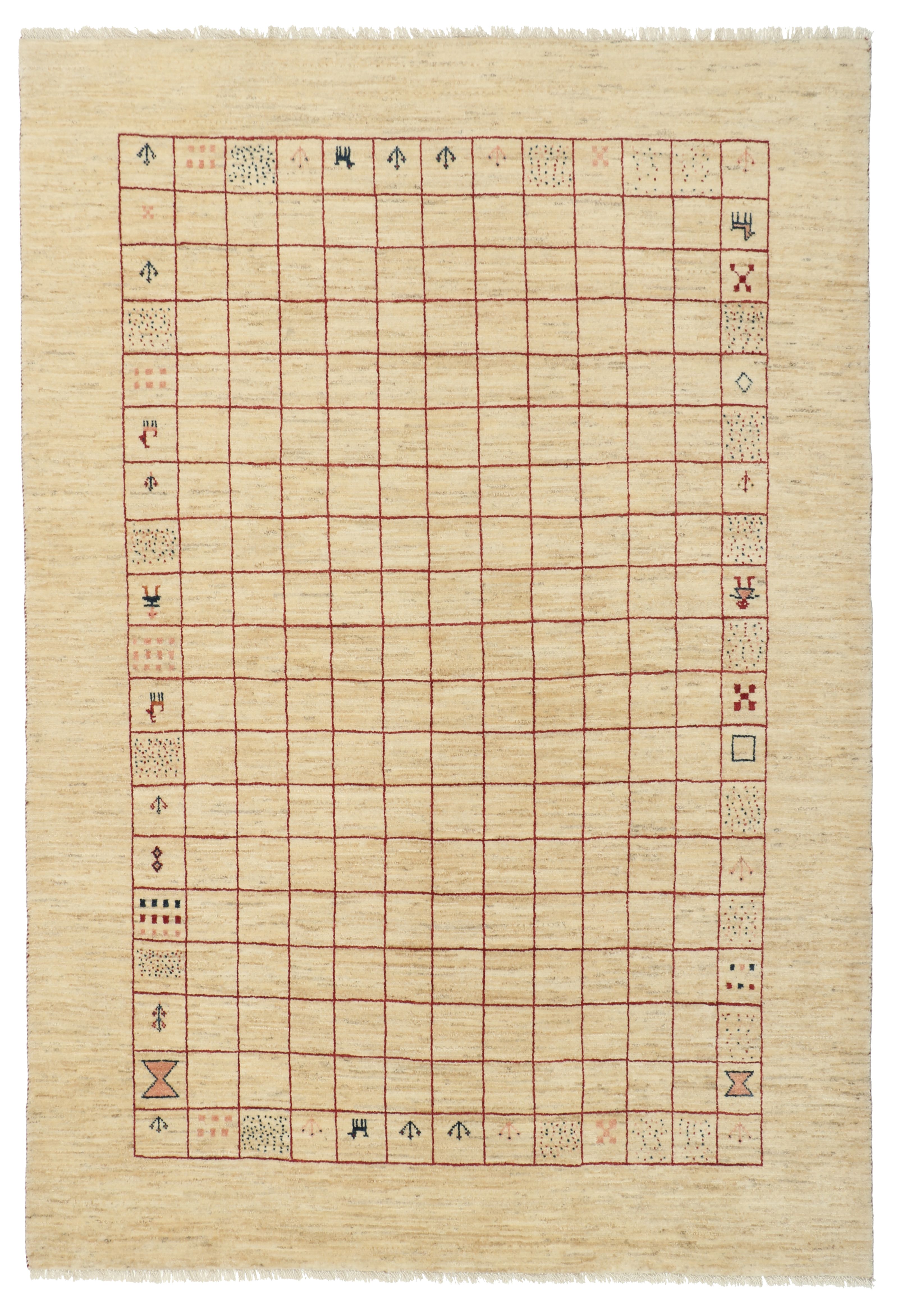 Rizbaft Koberec 250x180 Bílá (Írán) Ručně Vázané