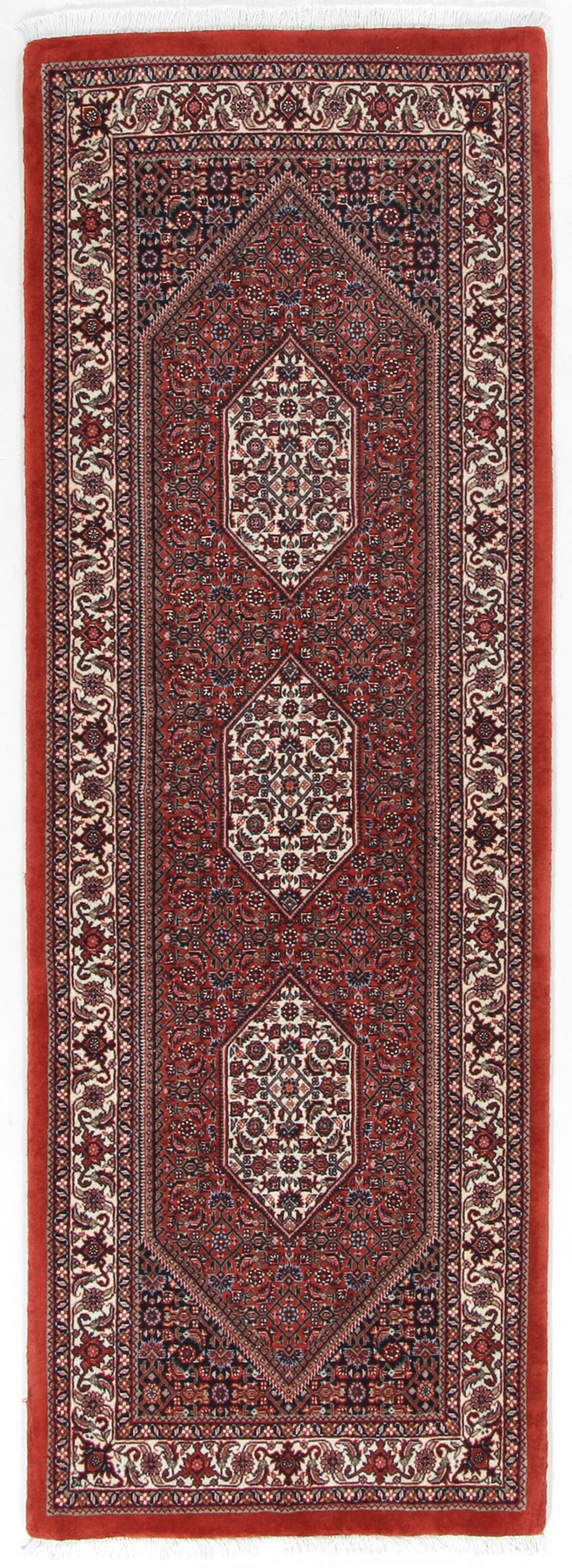 Bidjar Persisk tæppe 70 x 210 Brun (Iran) Håndknyttet