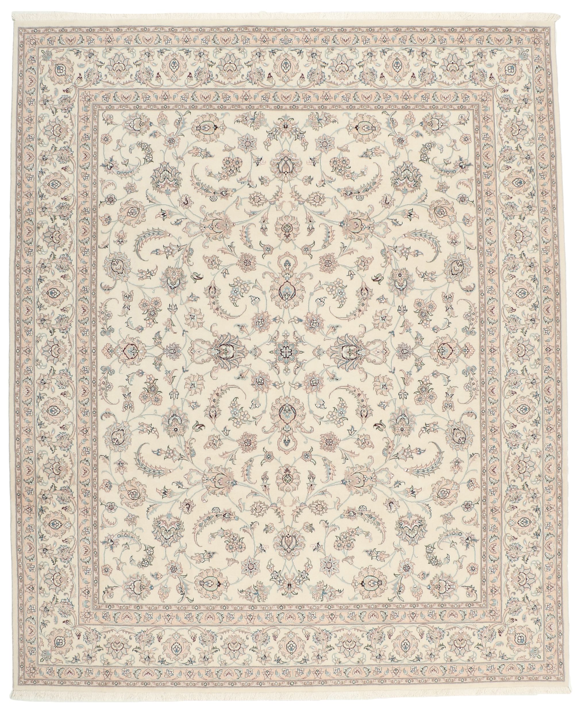 Perski dywan 250 x 300 Biały (Iran) Ręcznie Tkany