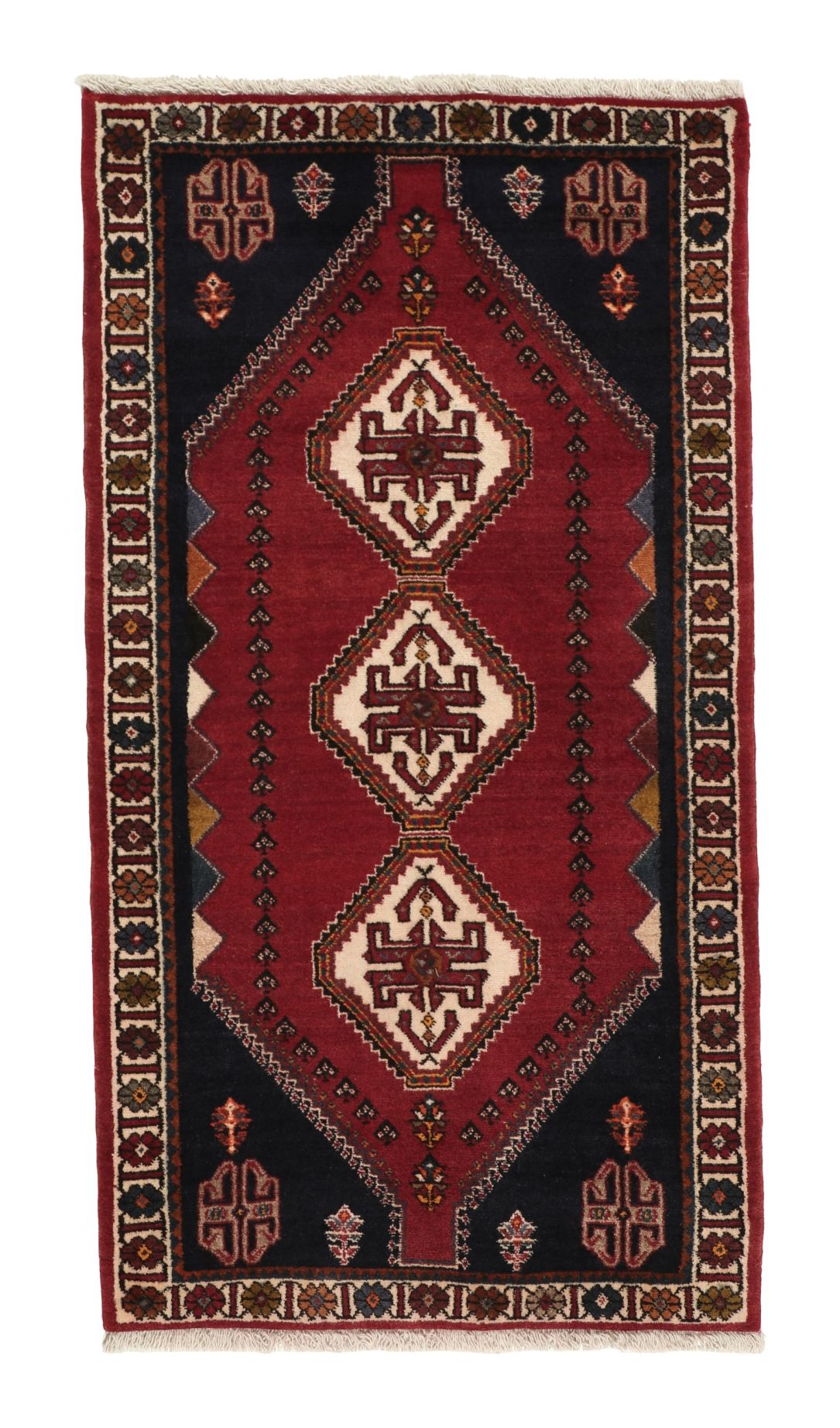 Gashghai Tæppe 90x160 Grå (Iran) Håndknyttet