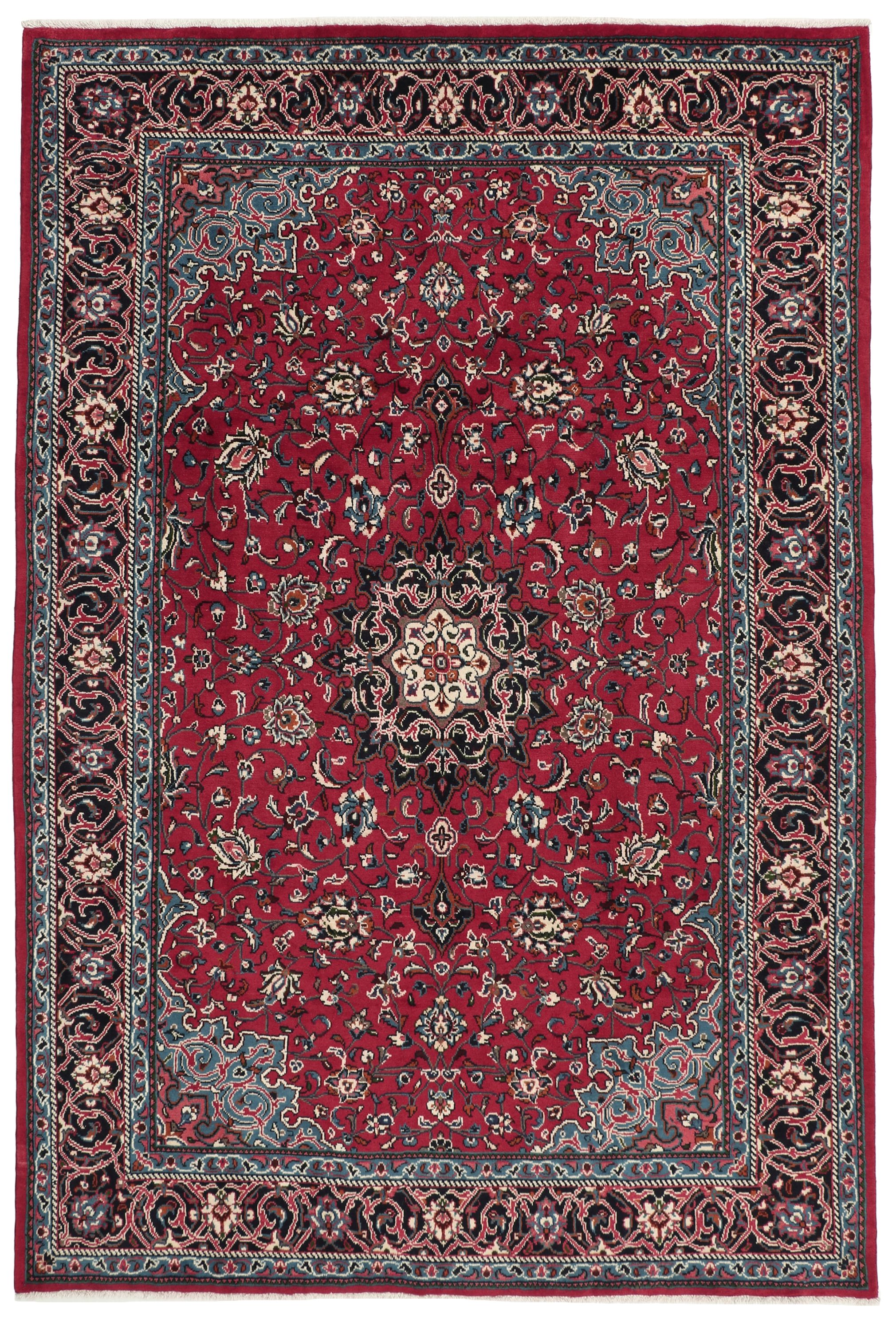 Mahal Perski dywan 210x320 Biały (Iran) Ręcznie Tkany