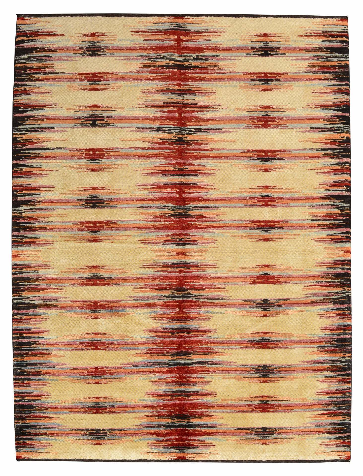 Gabbeh Persian rug 150 x 200 Green (Iran) Hand Knotted