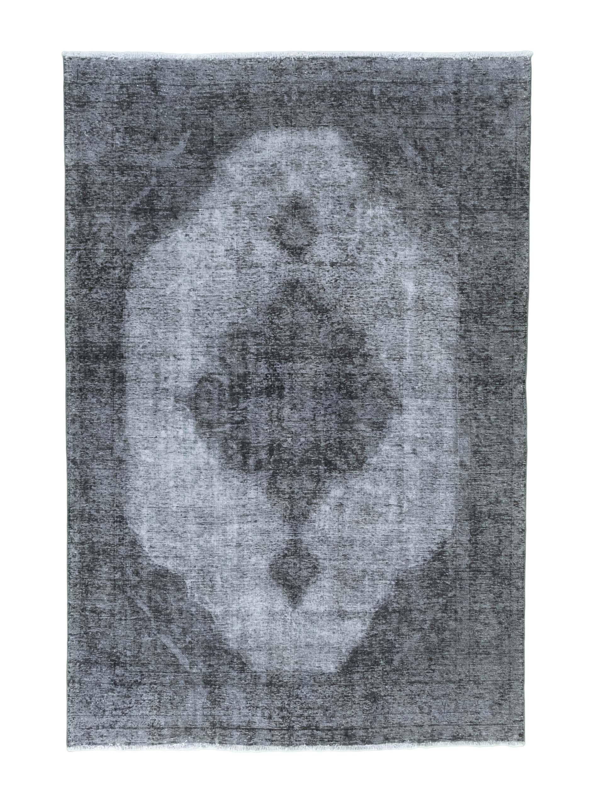 Tabriz Persisk teppe 200x300 Hvit (Iran) Håndknyttet