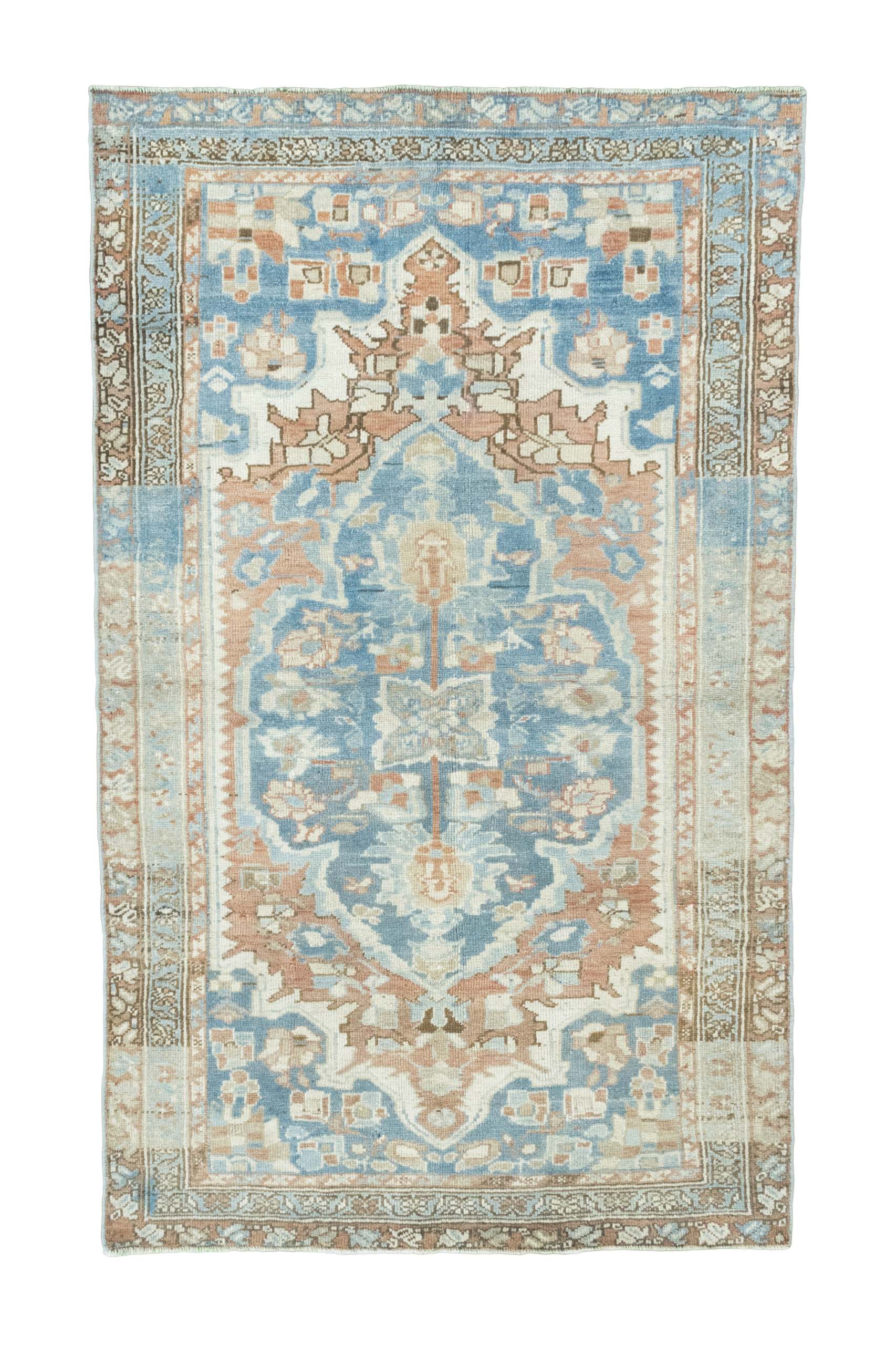 Hamedan Orientální koberec 170 x 110 Bílá (Írán) Ručně Vázané