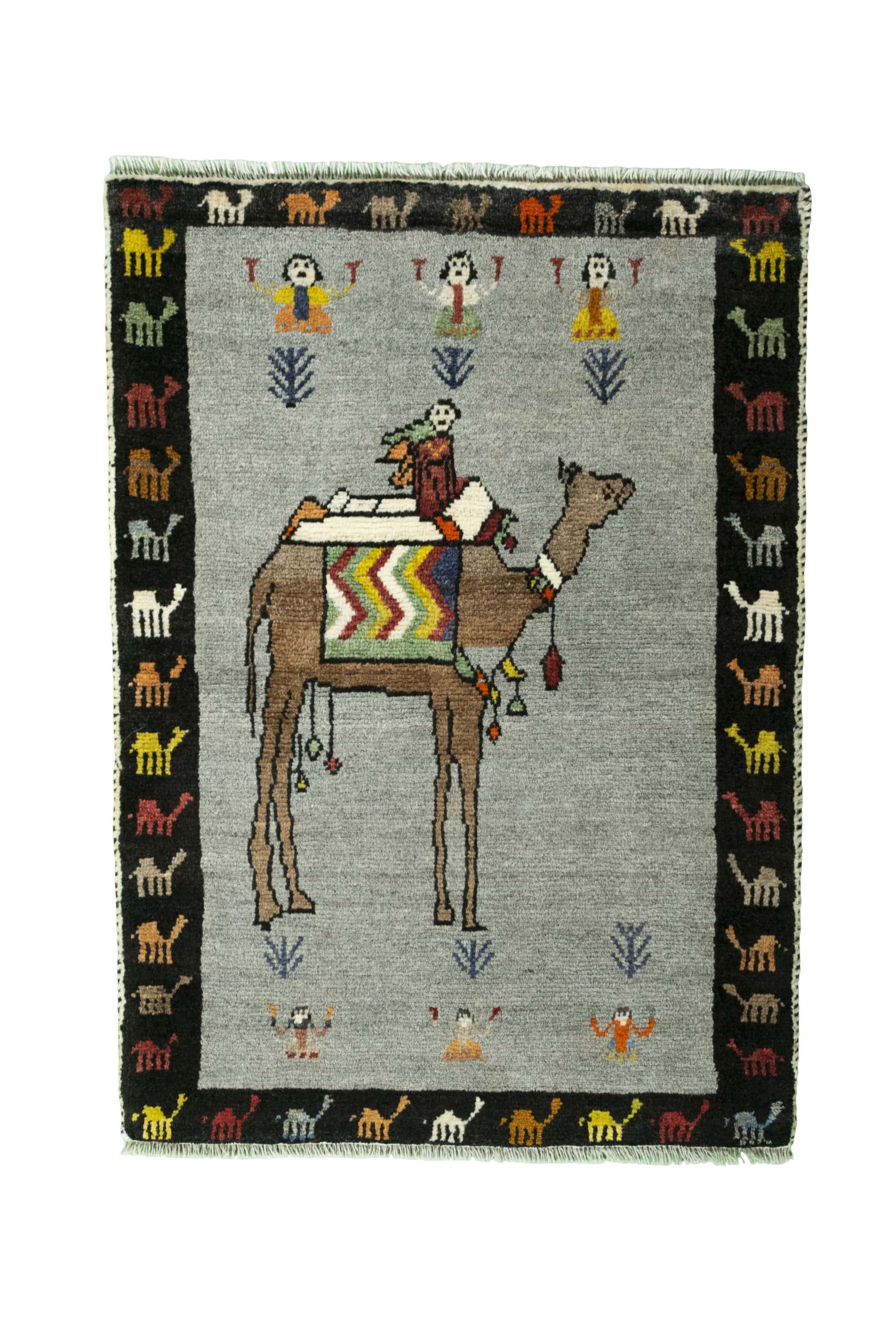 Gabbeh Perski dywan 120 x 80 Biały (Iran) Ręcznie Tkany