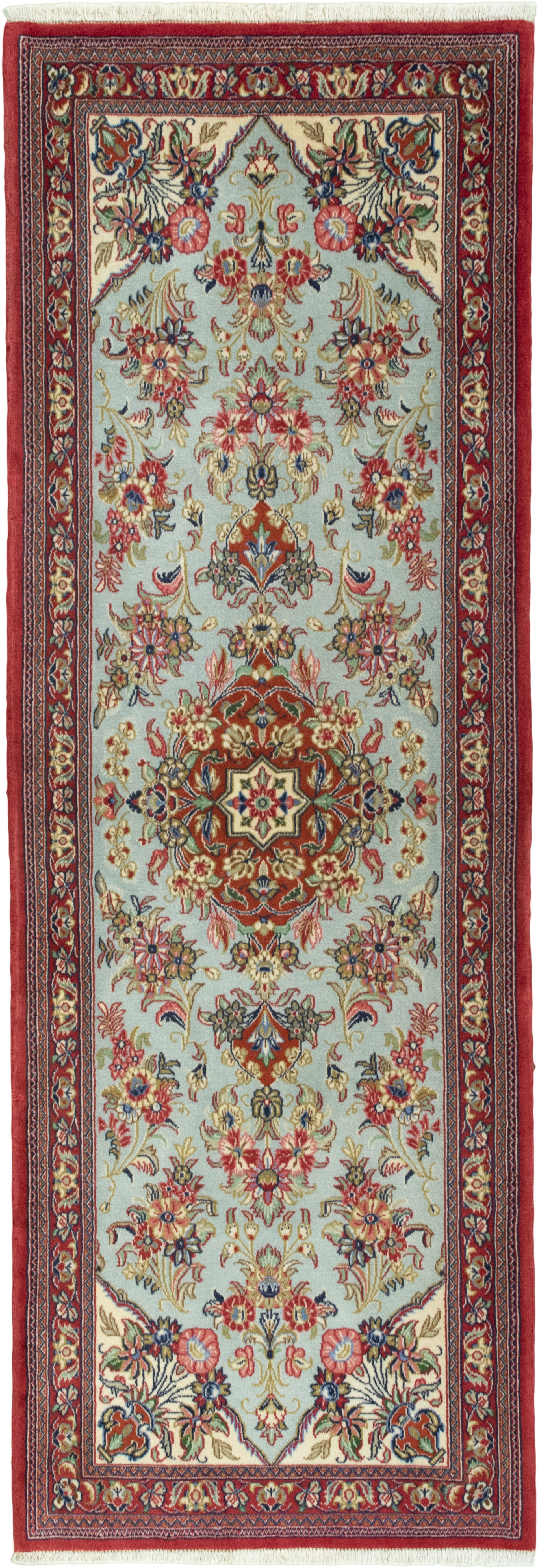 Ghom Matta 70x210 Vit (Iran) Handknuten